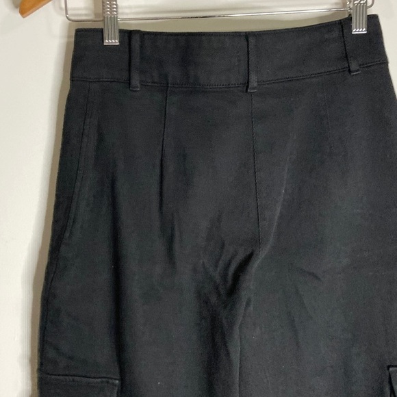 Aritzia Wilfred free modern cargo jeans pants black 6 - Picture 8 of 12
